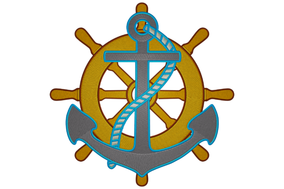 Anchor and Ship's Wheel Embroidery Design Review