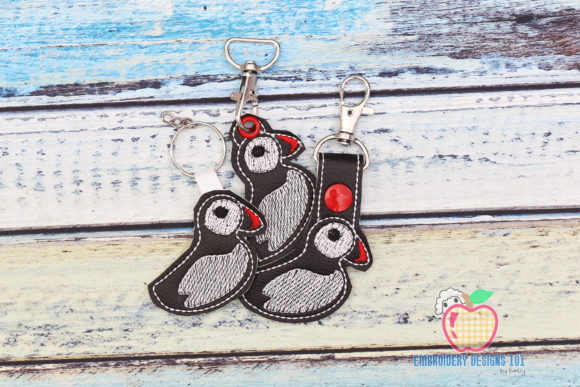 Atlantic Puffin ITH Snaptab Keyfob Design Review