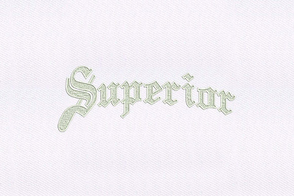 Claiming Superior: A Bold Embroidery Design for Craft Fairs