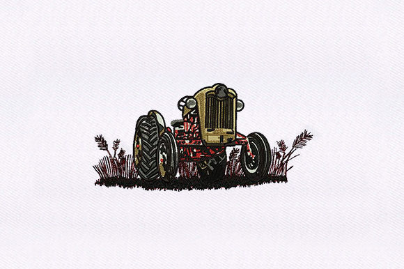 Farm Tractor Embroidery Design Review for Craft Fair Success