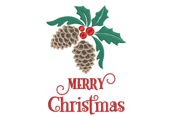 Merry Christmas Quote and Decor – A Versatile Embroidery Design for Gift Makers