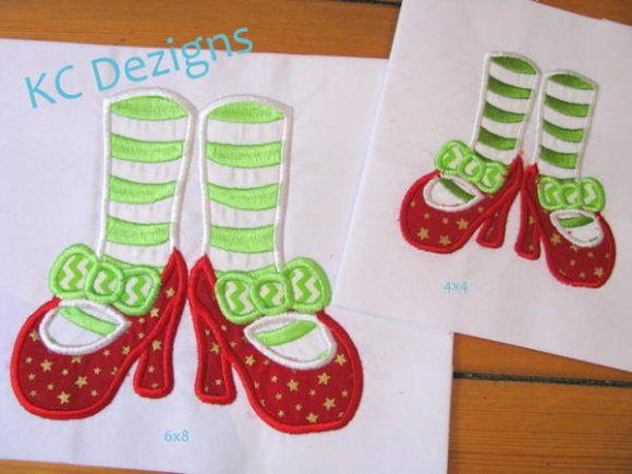 Mrs Clause Feet – A Holiday Applique Design with Charm and Purpose