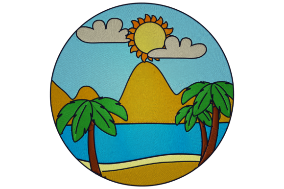 Palm Tree, Island Embroidery Design Review for Real Projects