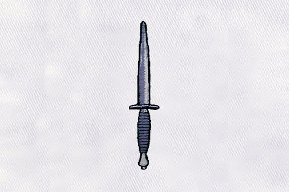 Royal Sword Design: A Seasonal Embroidery Gem