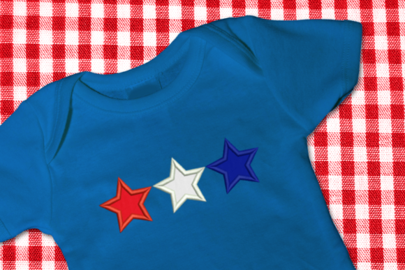 Star Trio Applique: A Versatile Embroidery Design for Meaningful Gifts