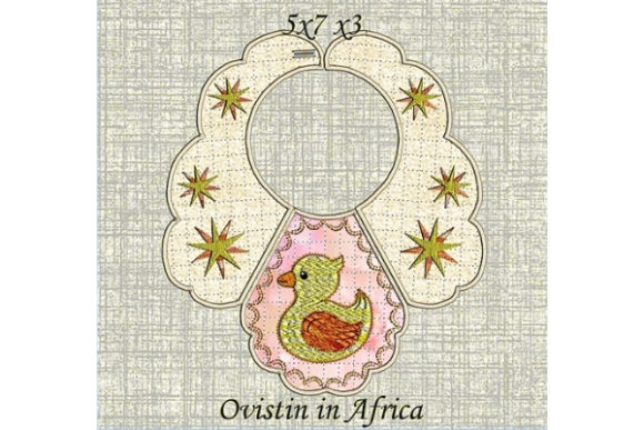 Yellow Duckling Baby Bib for Small Hoops Review